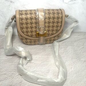 MOVDARL Hounds tooth Saddle Bag